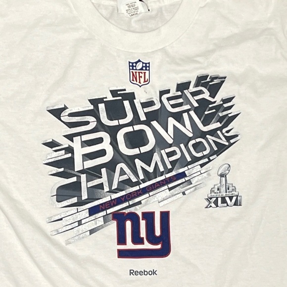 New York Giants Super Bowl XLVI NFL Football Boys Kids Long Sleeve Tshirt - Picture 2 of 6